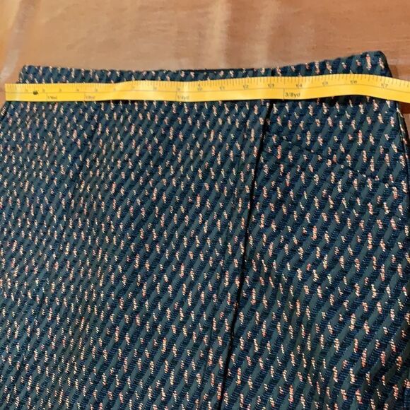 NEW Loft Pencil Textured Skirt Blue Sz 10 - Picture 16 of 17